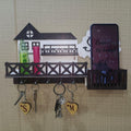 3D Wooden Key Holder Sweet Home Design