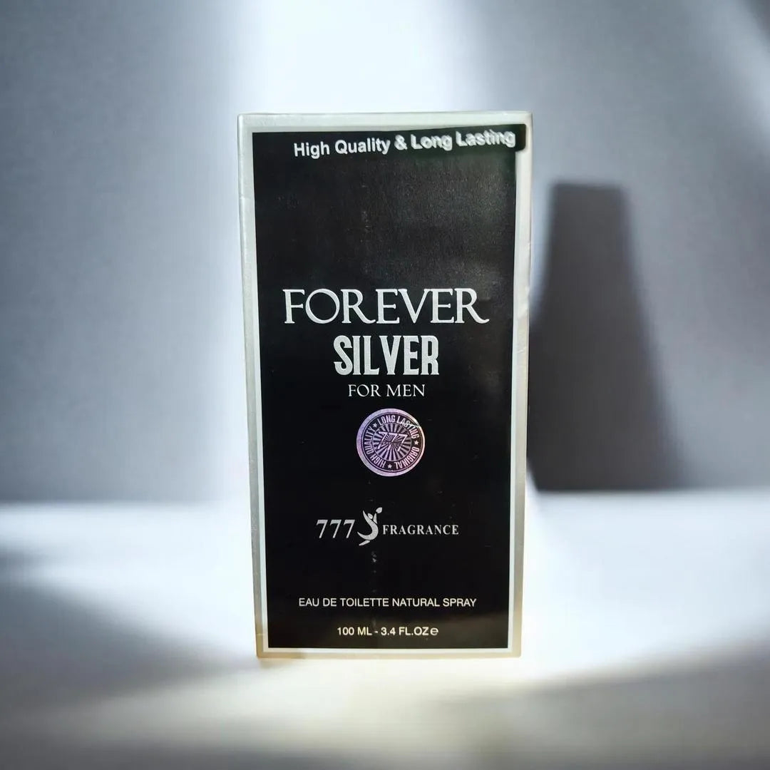 Forever Silver For Men 777 Perfume 100ml Long Lasting