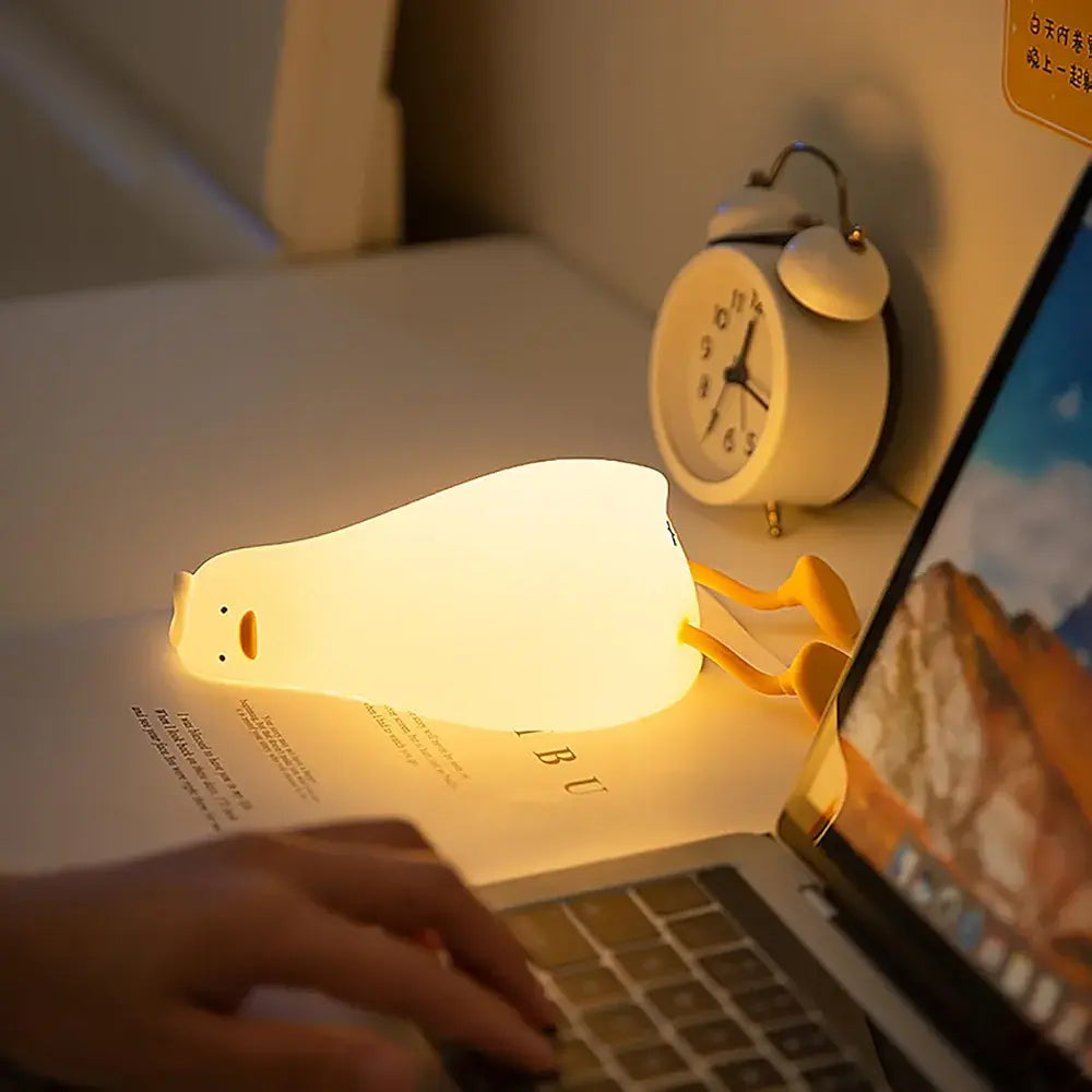 Duck Character Lamp Rechargeable Timer Dimmable