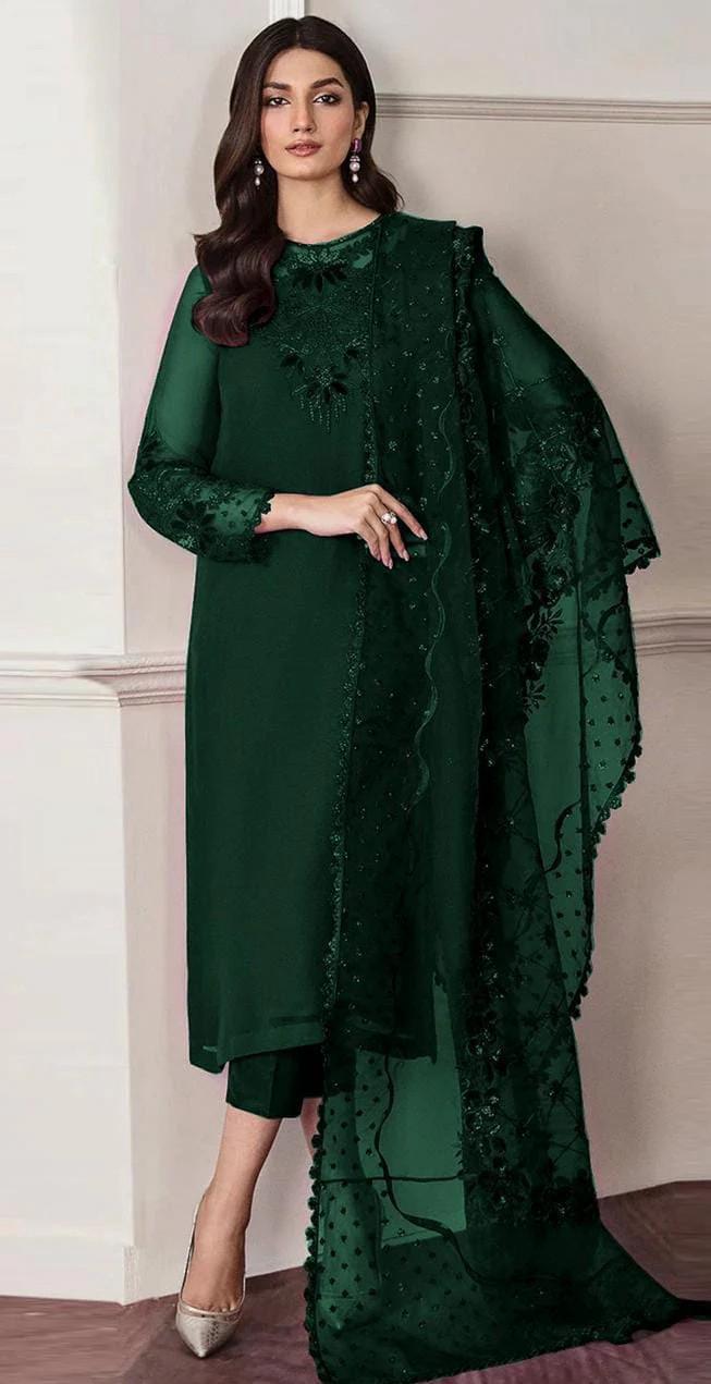 Baroque Cotton Organza Collection Design Code: D291 / D292