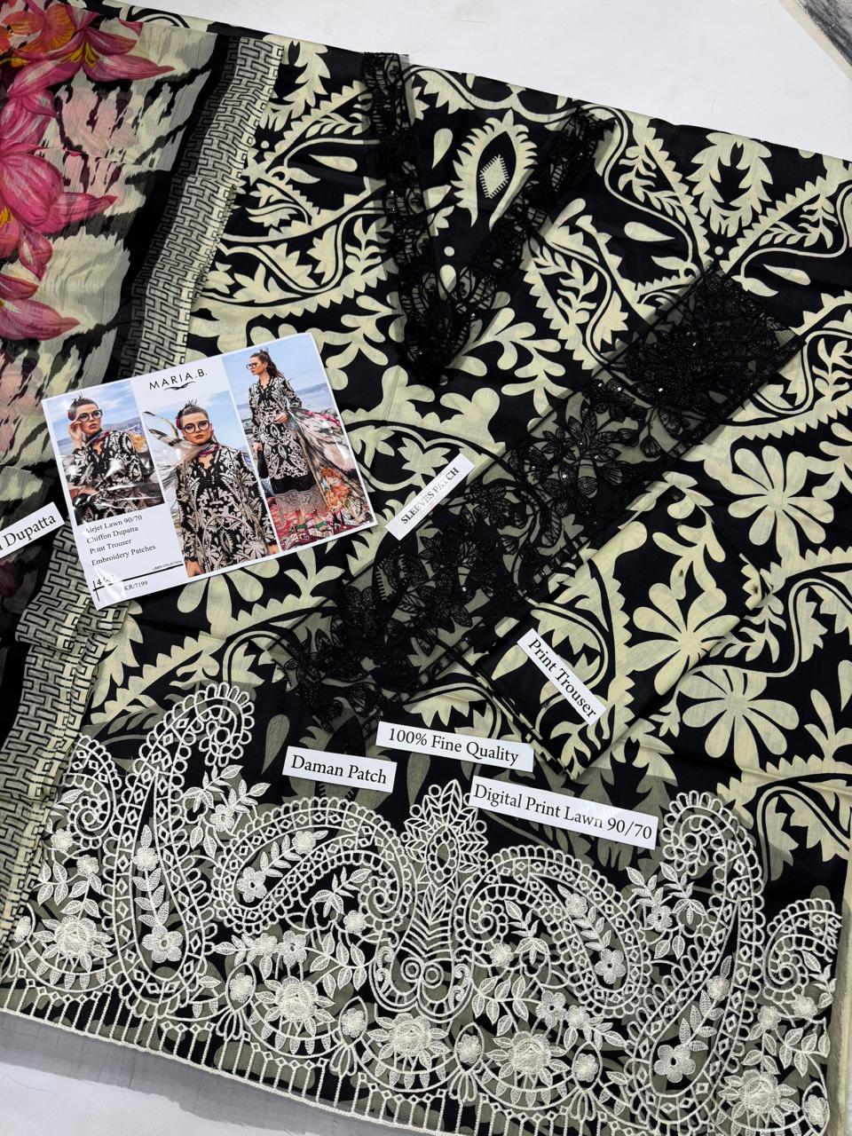 Maria B Digital Print Airjet Lawn