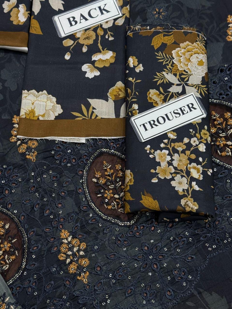 BEST SUMMER SALE BRAND TAWAKKAL Unstitch Replica  FABRIC LAWN Suit With BANA DORA DUPATTA