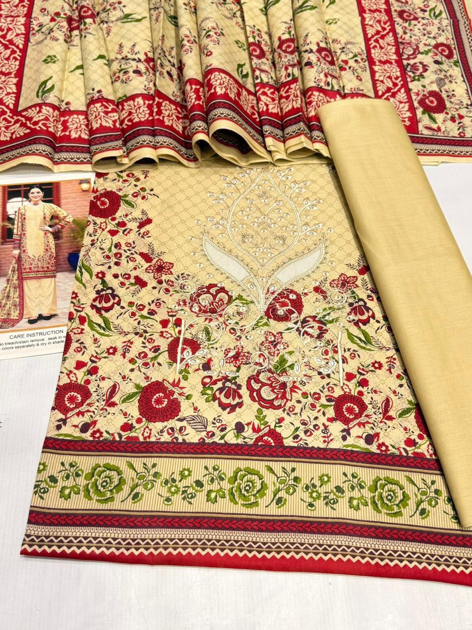 BEST SUMMER SALE COLLECTION  Print Lawn Dupatta Stuff: Best Quality Pure Airjet lawn 90/70
