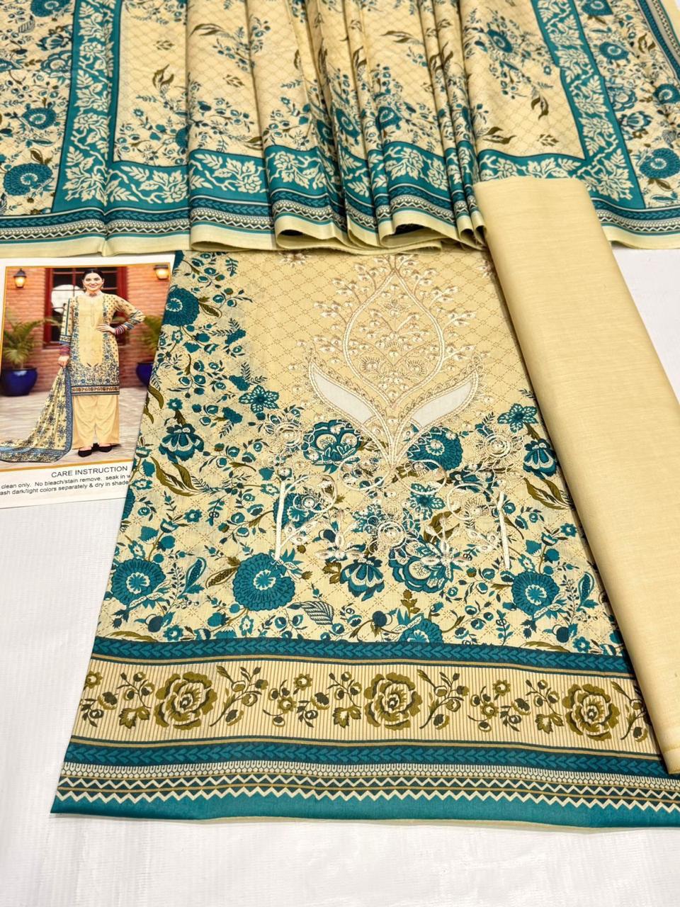 BEST SUMMER SALE COLLECTION  Print Lawn Dupatta Stuff: Best Quality Pure Airjet lawn 90/70