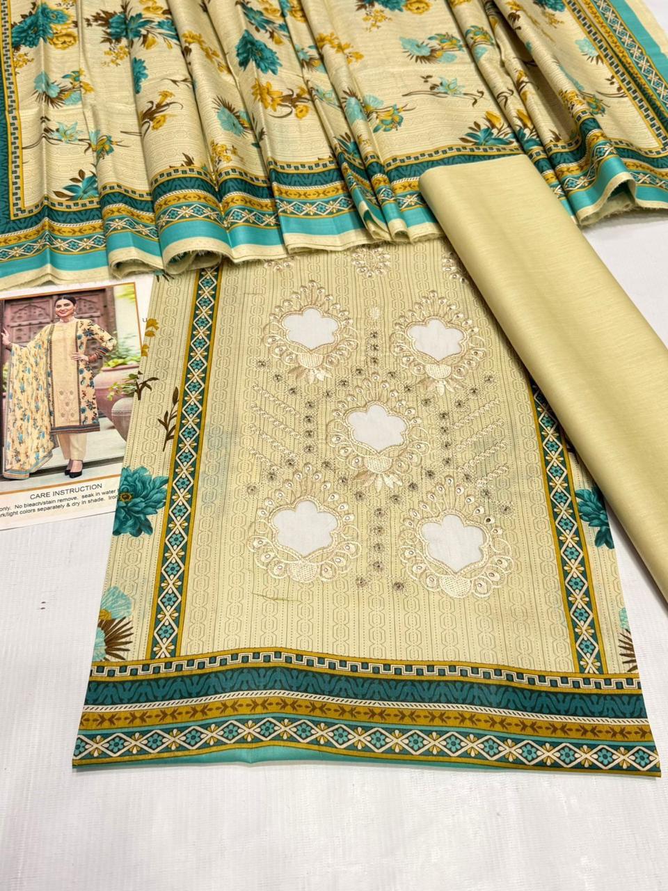 ALLHAMDULILLAH SUMMER COLLECTION&nbsp;  &nbsp; &nbsp; &nbsp; &nbsp; &nbsp; Print Lawn Dupata Stuff: Best Quality Pure Airjet lawn 90/70