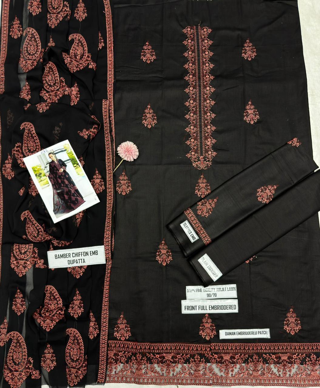 ALLHAMDULILLAH SUMMER COLLECTION 🍂BAREEZE 6142🍂 Summer Hit Codes Stuff: Best Quality Airjet Lawn 90/70