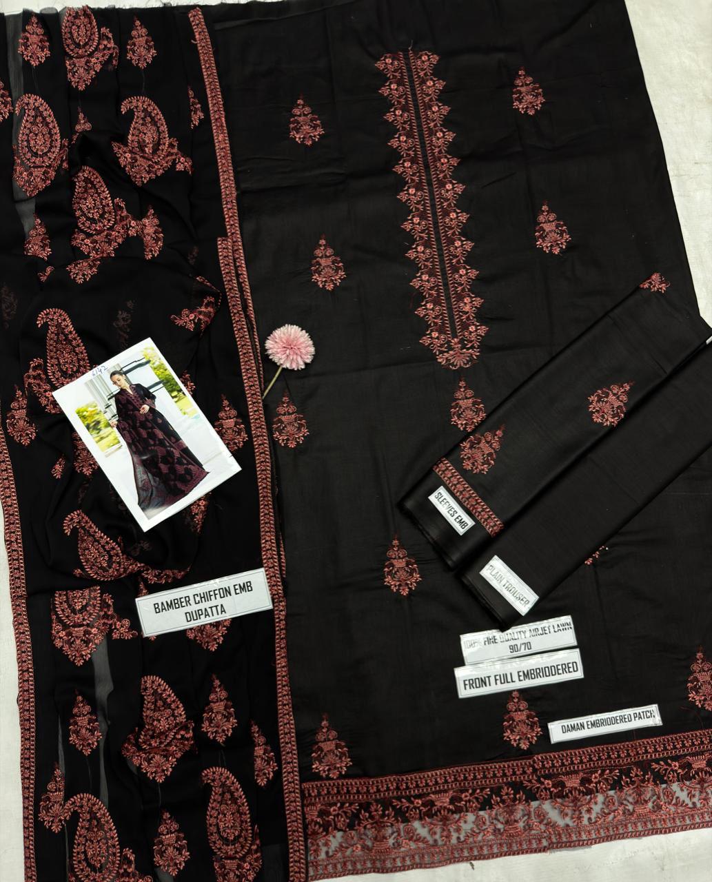 ALLHAMDULILLAH SUMMER COLLECTION 🍂BAREEZE 6142🍂 Summer Hit Codes Stuff: Best Quality Airjet Lawn 90/70